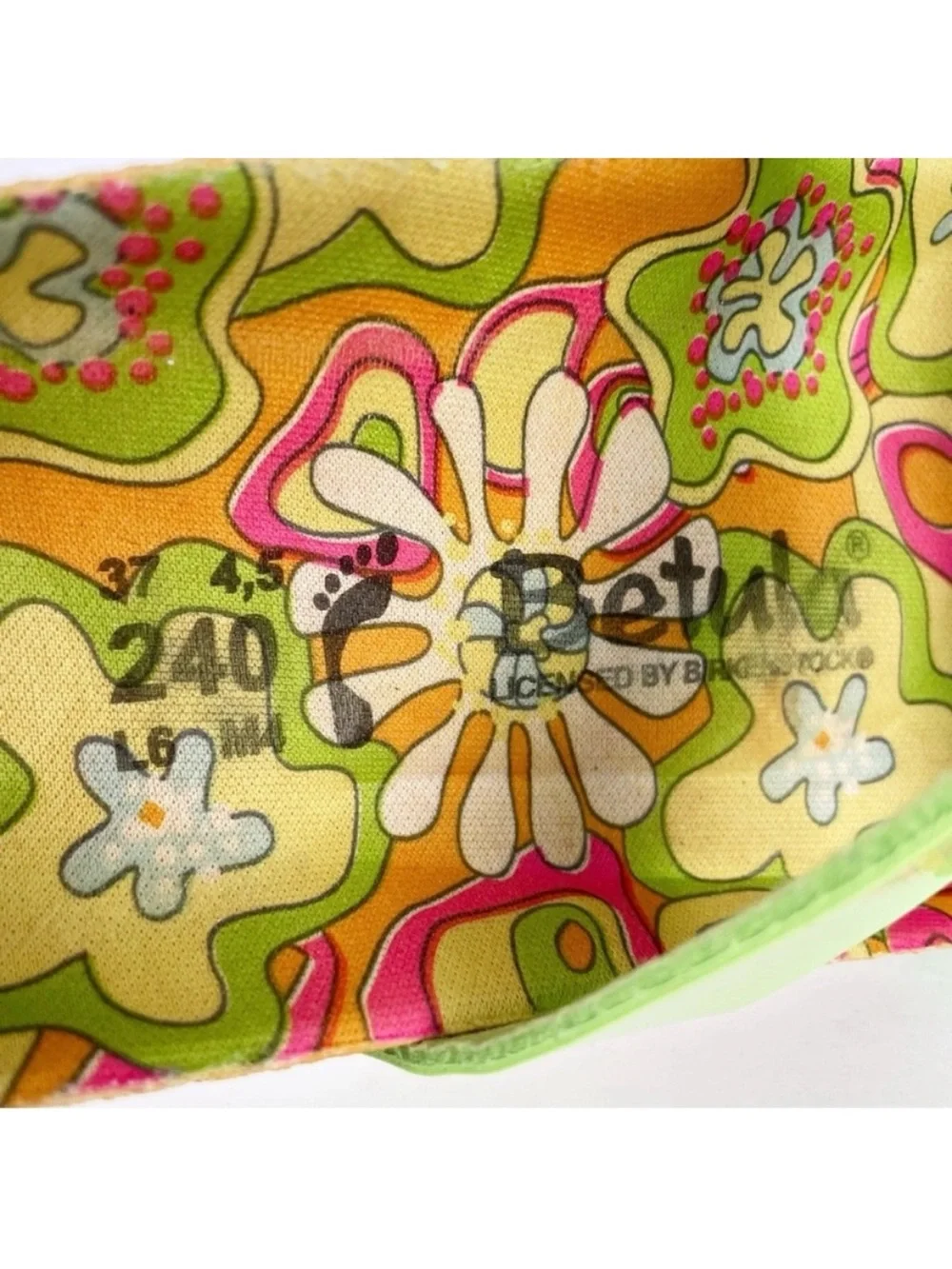 Birkenstock Betula Floral Hippie Groovy Retro Two Strap Boho Sandals EU 37 US 6